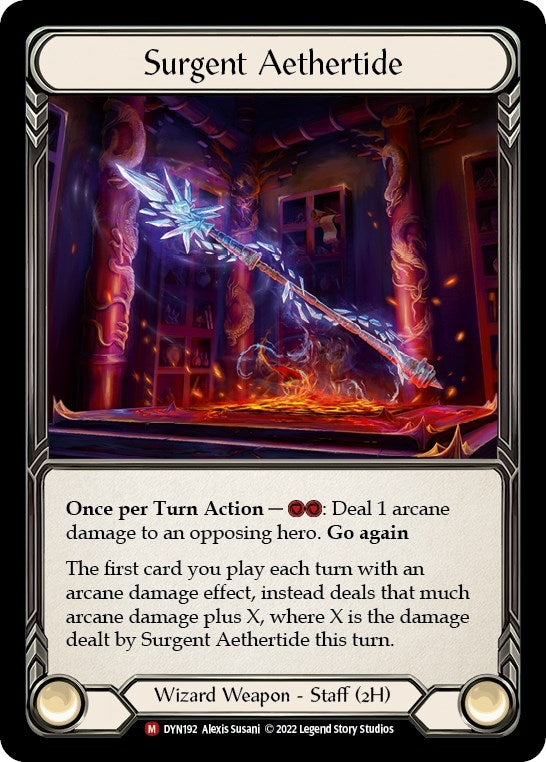 Image for Surgent Aethertide (DYN192) (Dynasty) - Flesh and Blood TCG
