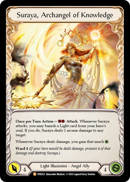 Image for Invoke Suraya // Suraya, Archangel of Knowledge (DYN212) (Dynasty) - Flesh and Blood TCG