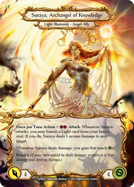 Image for Invoke Suraya // Suraya, Archangel of Knowledge (Marvel) (DYN212) (Dynasty) - Flesh and Blood TCG