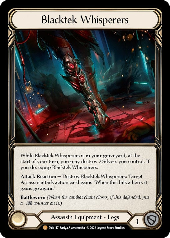 Image for Blacktek Whisperers (DYN117) (Dynasty) - Flesh and Blood TCG