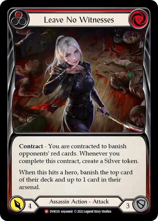 Image for Leave No Witnesses (DYN120) (Dynasty) - Flesh and Blood TCG