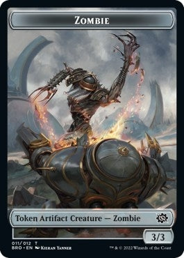Image for Zombie Token (11) (The Brothers' War) - Magic: The Gathering
