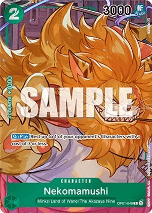 Image for Nekomamushi (Box Topper) (OP01-048) (Romance Dawn) - One Piece Card Game