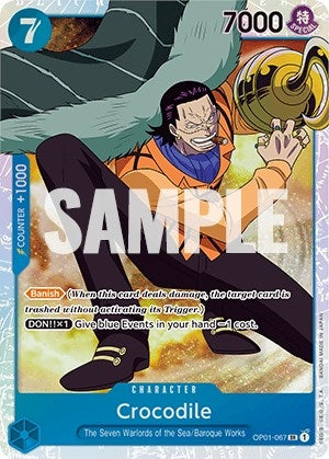 Image for Crocodile (067) (OP01-067) (Romance Dawn) - One Piece Card Game