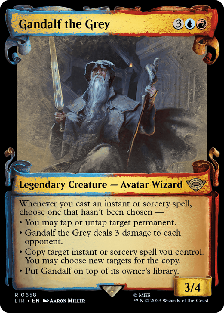 Gandalf the Grey (Showcase Scrolls) (658) (LTR)