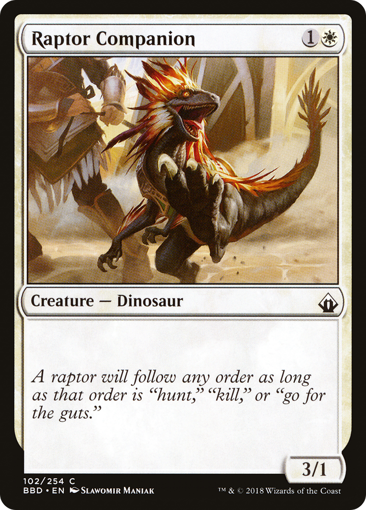 Raptor Companion (BBD-102) - Battlebond Foil