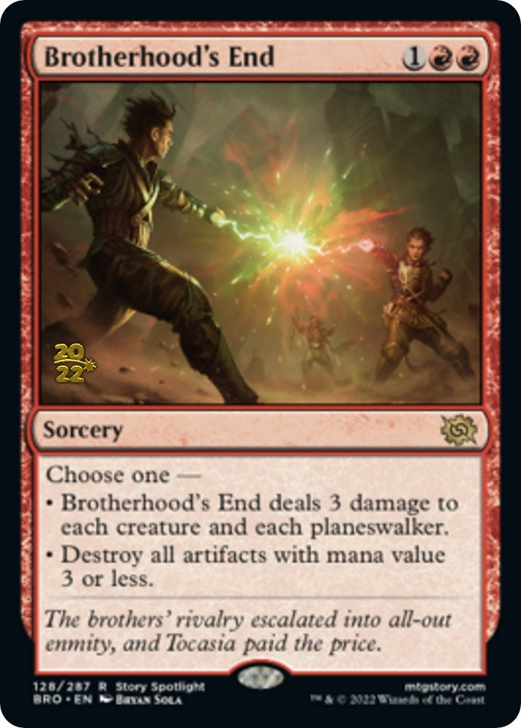 Image for Brotherhood's End (128) (Prerelease Cards) - Magic: The Gathering