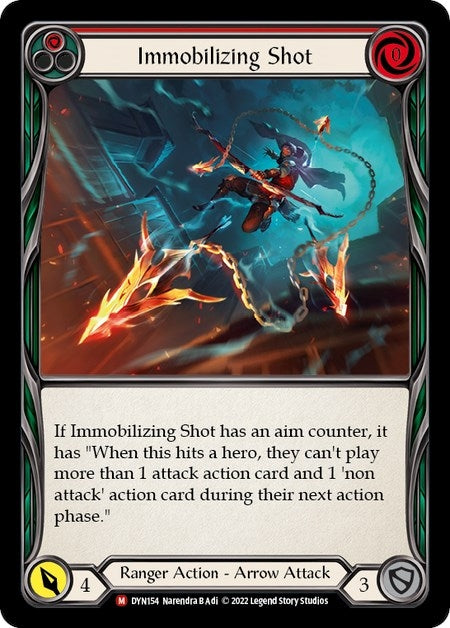 Image for Immobilizing Shot (DYN154) (Dynasty) - Flesh and Blood TCG