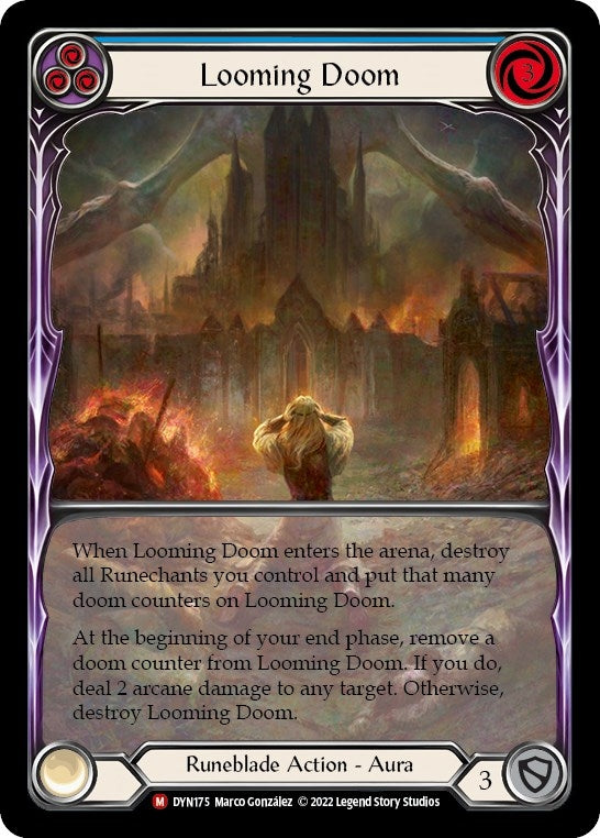 Image for Looming Doom (Extended Art) (DYN175) (Dynasty) - Flesh and Blood TCG