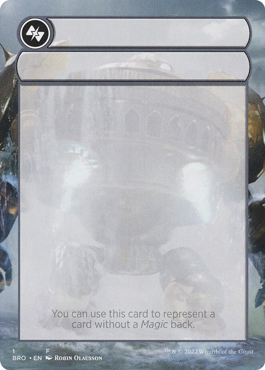 Image for Helper Card (1) (The Brothers' War) - Magic: The Gathering