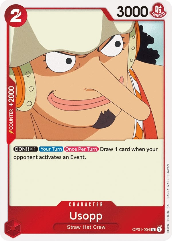 Image for Usopp (OP01-004) (Romance Dawn) - One Piece Card Game