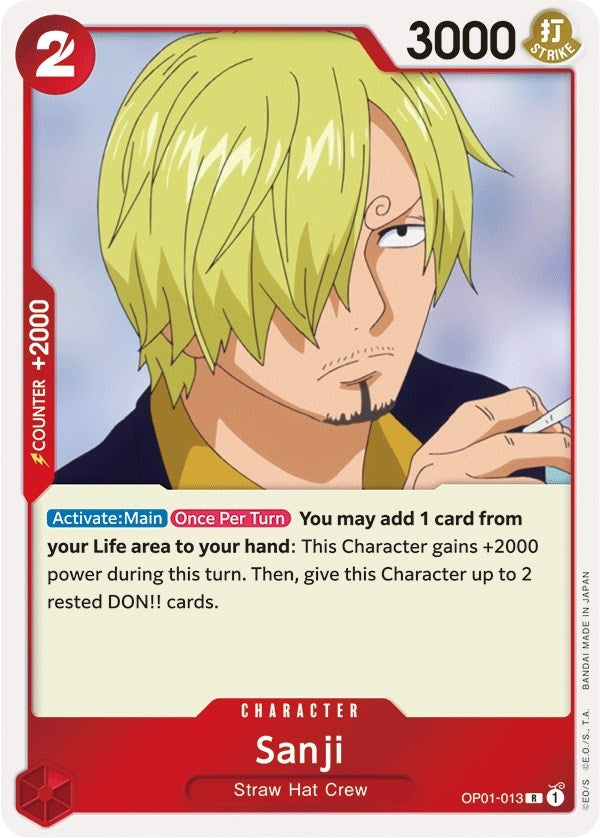 Image for Sanji (OP01-013) (Romance Dawn) - One Piece Card Game