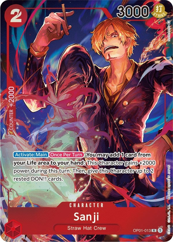 Image for Sanji (Parallel) (OP01-013) (Romance Dawn) - One Piece Card Game