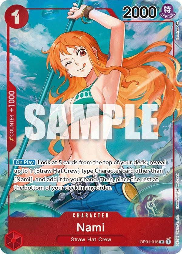 Image for Nami (Parallel) (OP01-016) (Romance Dawn) - One Piece Card Game