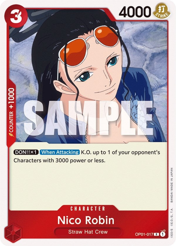 Image for Nico Robin (OP01-017) (Romance Dawn) - One Piece Card Game