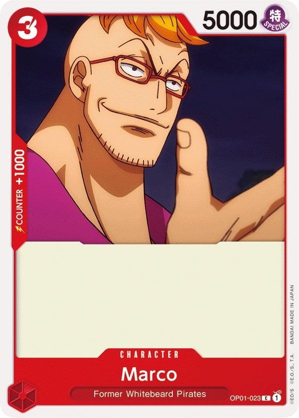 Image for Marco (OP01-023) (Romance Dawn) - One Piece Card Game