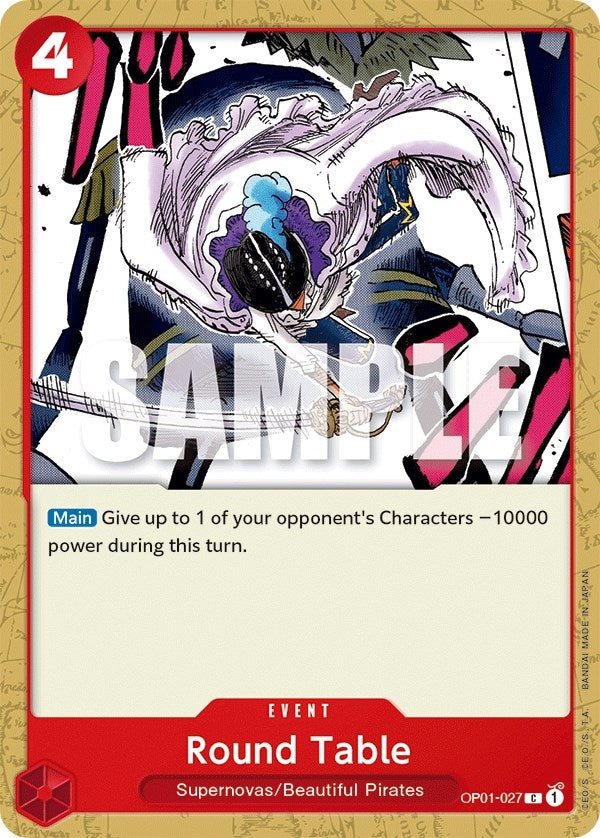 Image for Round Table (OP01-027) (Romance Dawn) - One Piece Card Game