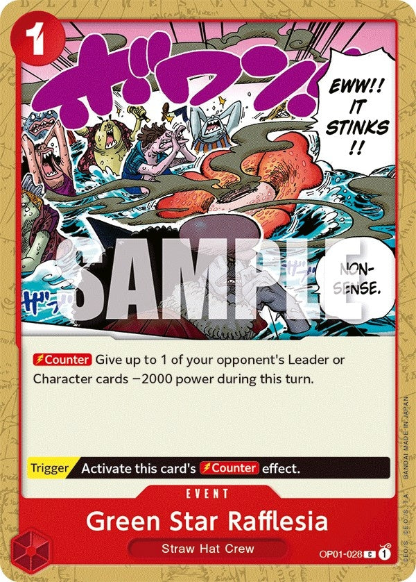 Image for Green Star Rafflesia (OP01-028) (Romance Dawn) - One Piece Card Game