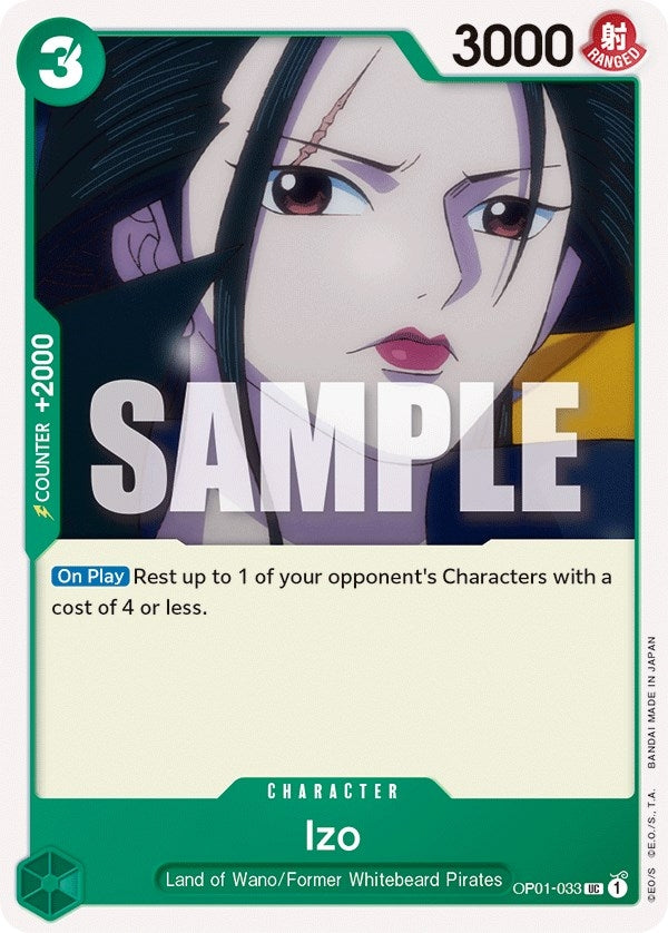 Image for Izo (OP01-033) (Romance Dawn) - One Piece Card Game