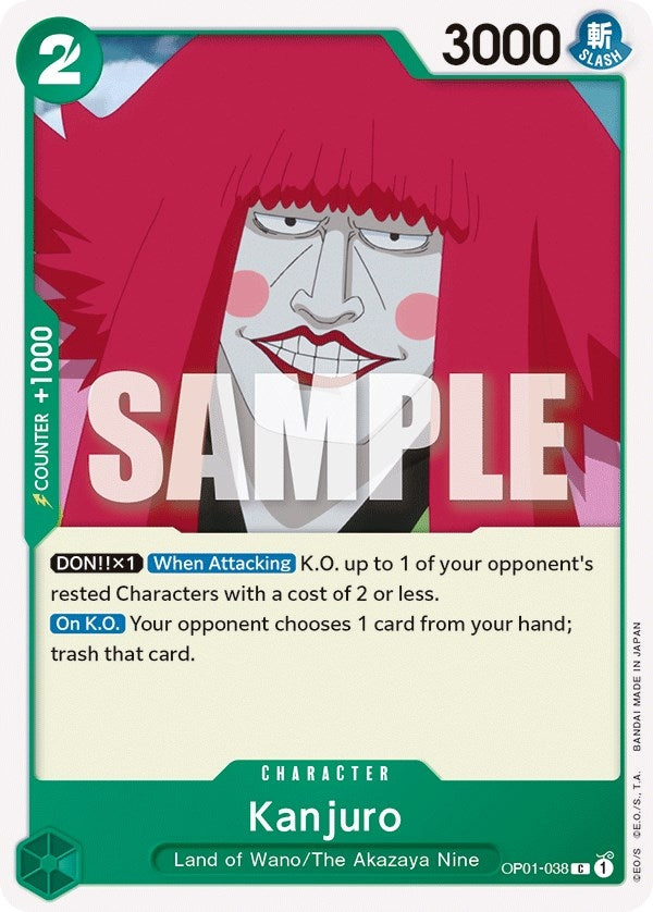 Image for Kanjuro (OP01-038) (Romance Dawn) - One Piece Card Game