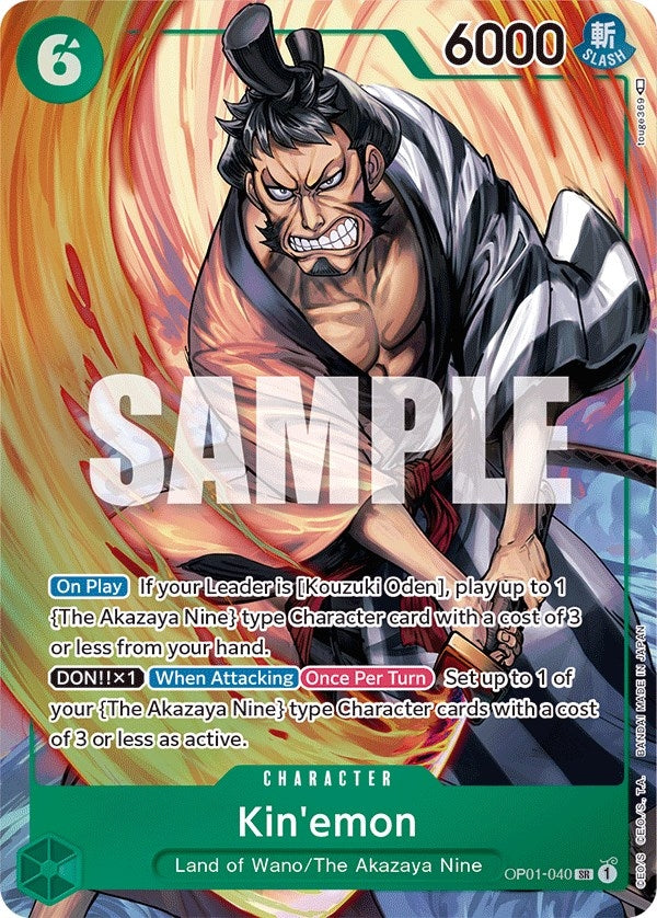 Image for Kin'emon (Parallel) (OP01-040) (Romance Dawn) - One Piece Card Game