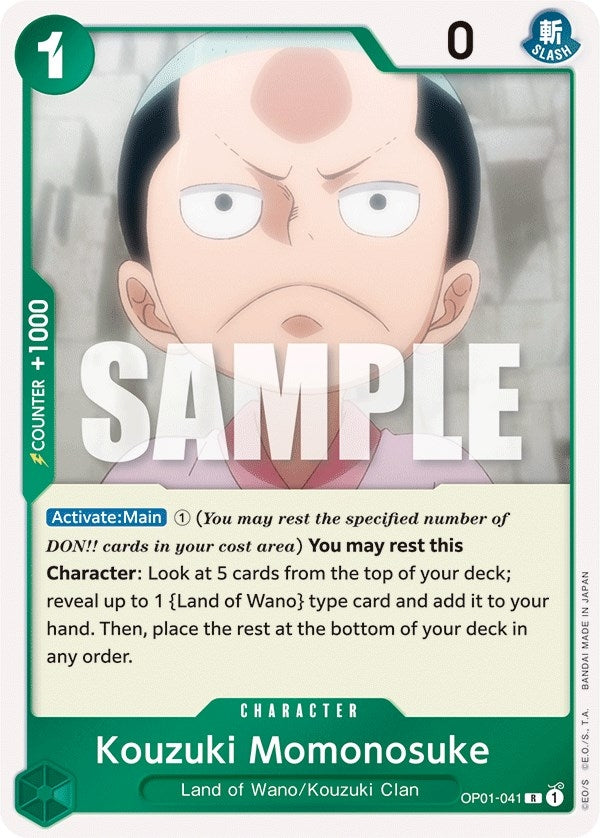 Image for Kouzuki Momonosuke (OP01-041) (Romance Dawn) - One Piece Card Game