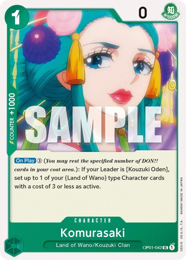 Image for Komurasaki (OP01-042) (Romance Dawn) - One Piece Card Game