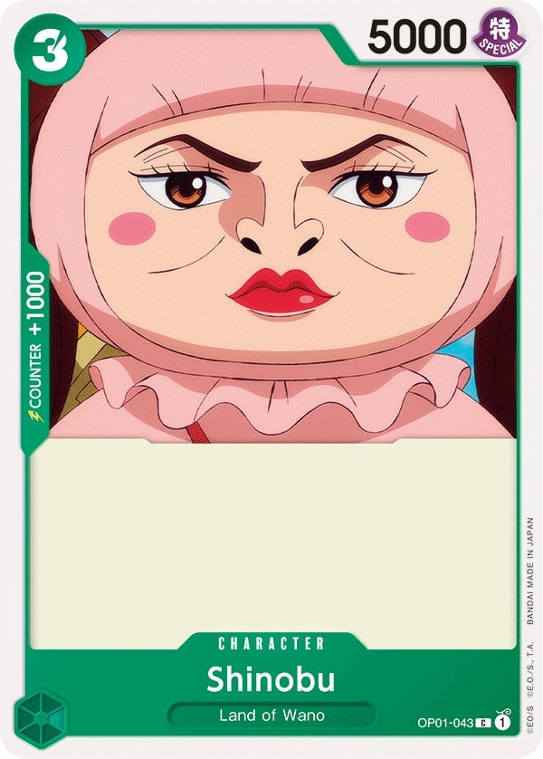Image for Shinobu (OP01-043) (Romance Dawn) - One Piece Card Game
