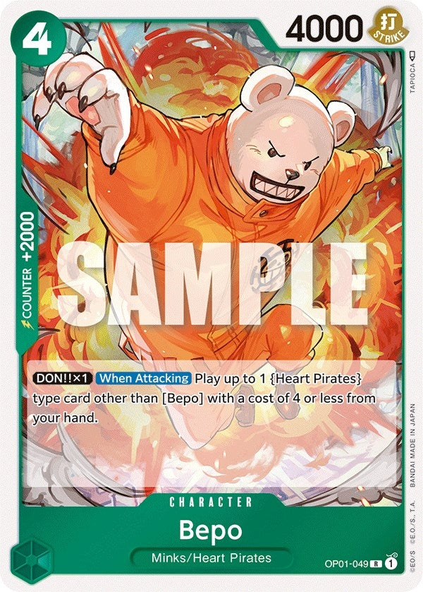 Image for Bepo (OP01-049) (Romance Dawn) - One Piece Card Game