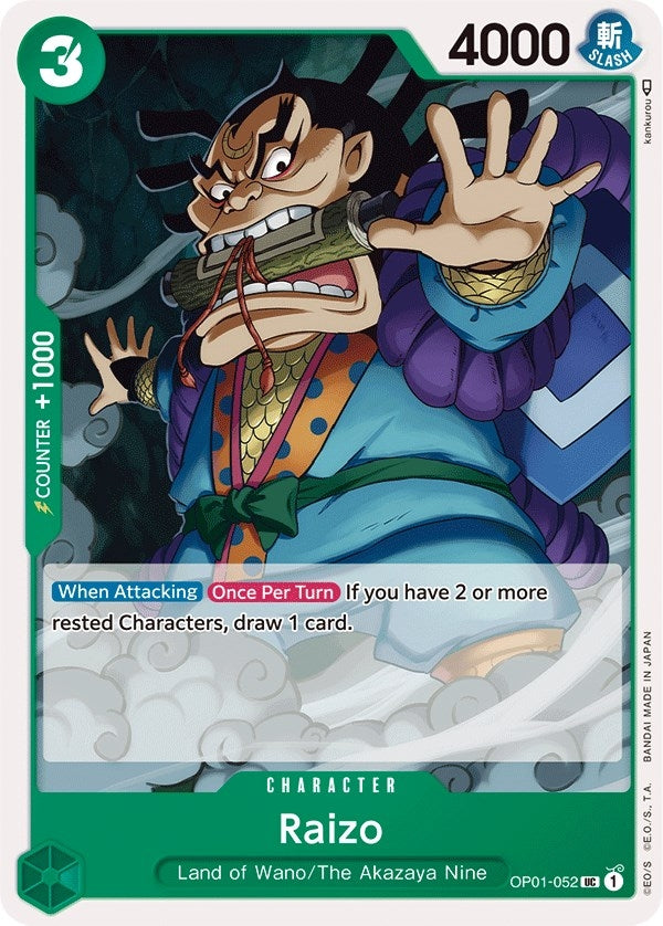 Raizo (OP01-052) (Romance Dawn)