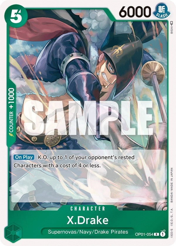 X.Drake (054) (OP01-054) (Romance Dawn)