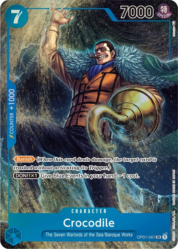 Image for Crocodile (067) (Parallel) (OP01-067) (Romance Dawn) - One Piece Card Game