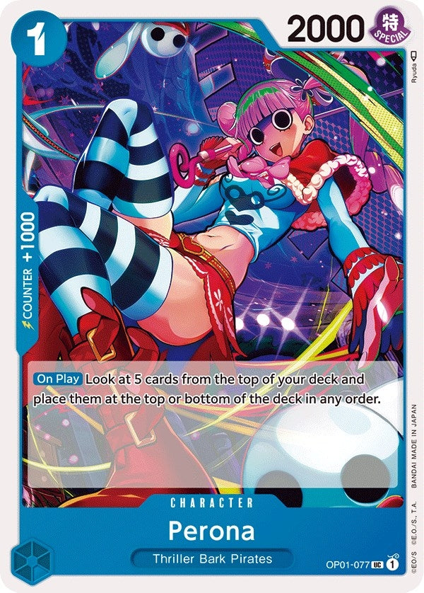 Image for Perona (OP01-077) (Romance Dawn) - One Piece Card Game