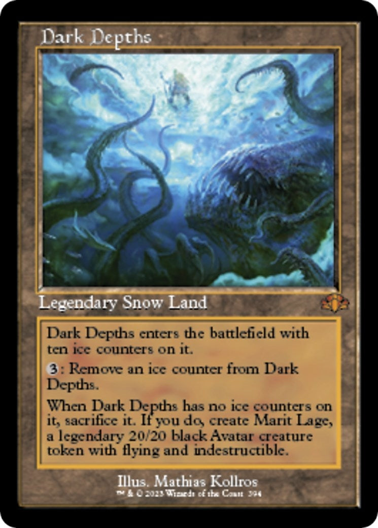 Image for Dark Depths (Retro Frame) (394) (Dominaria Remastered) - Magic: The Gathering