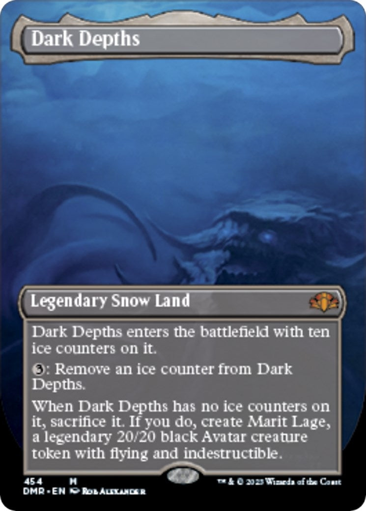 Dark Depths (Borderless) (454) (Dominaria Remastered)