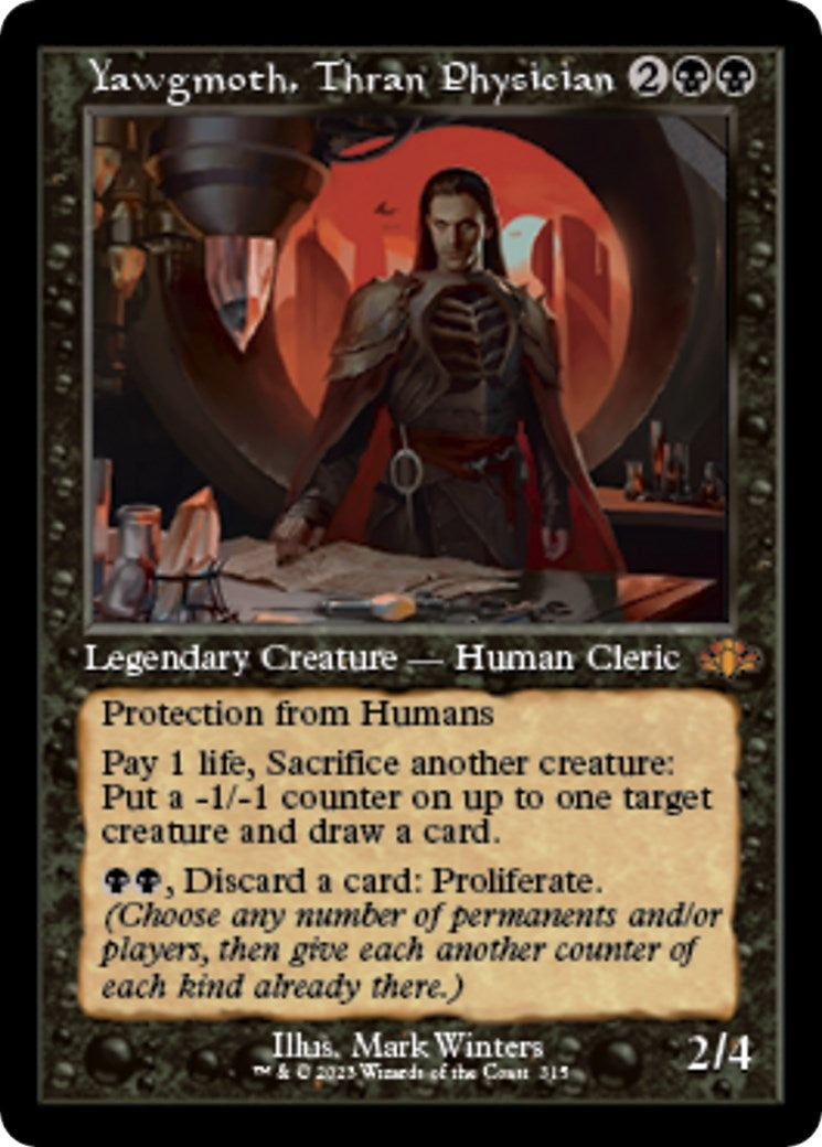 Image for Yawgmoth, Thran Physician (Retro Frame) (315) (Dominaria Remastered) - Magic: The Gathering