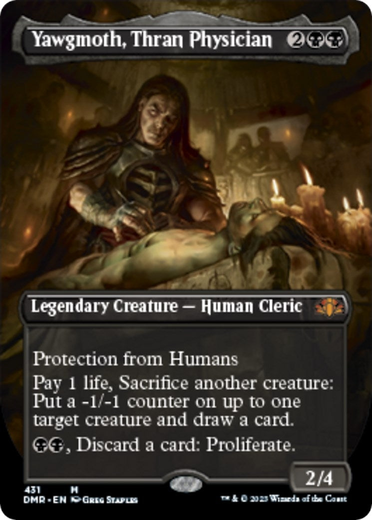 Image for Yawgmoth, Thran Physician (Borderless) (431) (Dominaria Remastered) - Magic: The Gathering