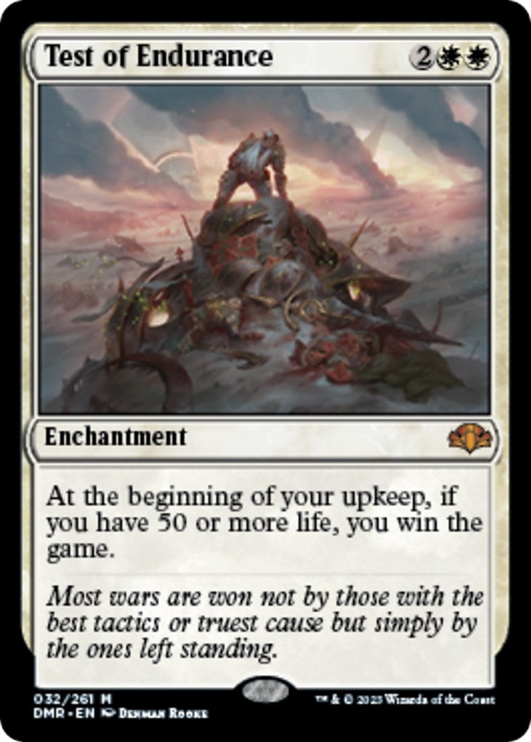 Image for Test of Endurance (32) (Dominaria Remastered) - Magic: The Gathering