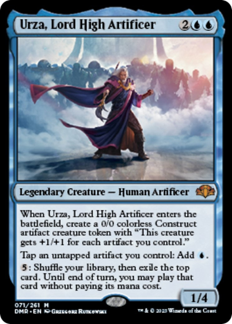 Image for Urza, Lord High Artificer (71) (Dominaria Remastered) - Magic: The Gathering
