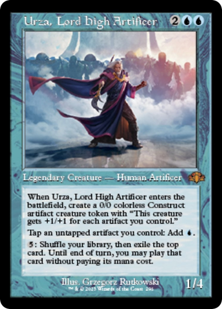 Image for Urza, Lord High Artificer (Retro Frame) (296) (Dominaria Remastered) - Magic: The Gathering