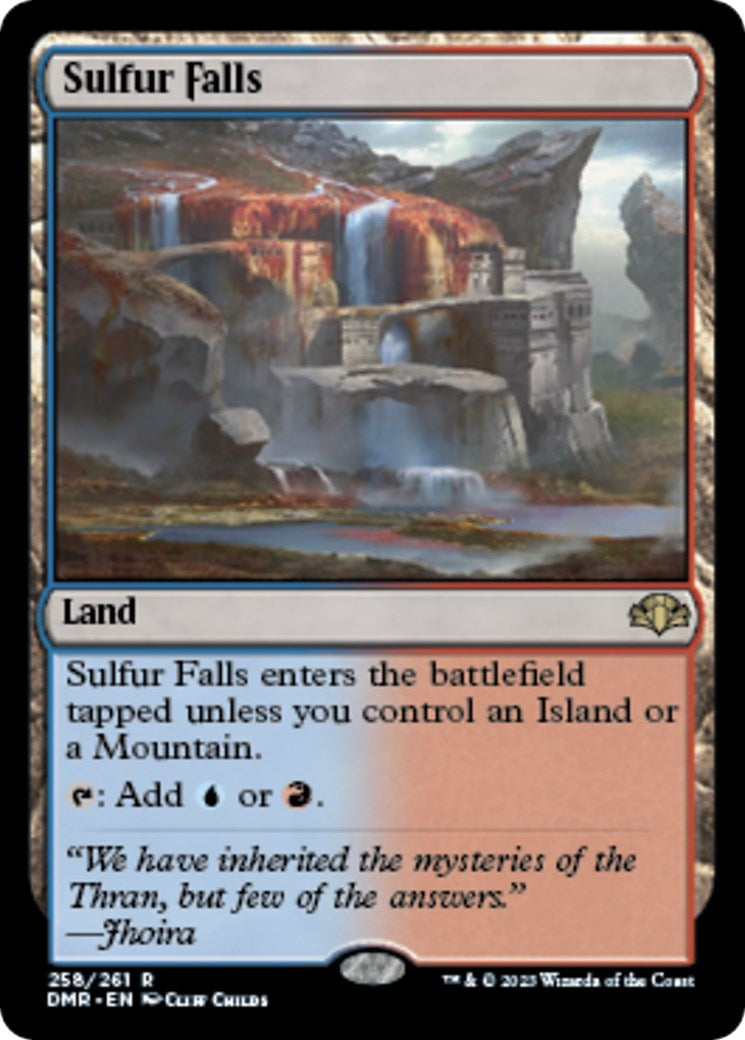 Image for Sulfur Falls (258) (Dominaria Remastered) - Magic: The Gathering