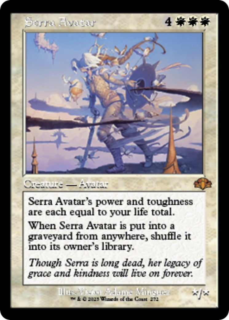 Serra Avatar (Retro Frame) (272) (Dominaria Remastered)