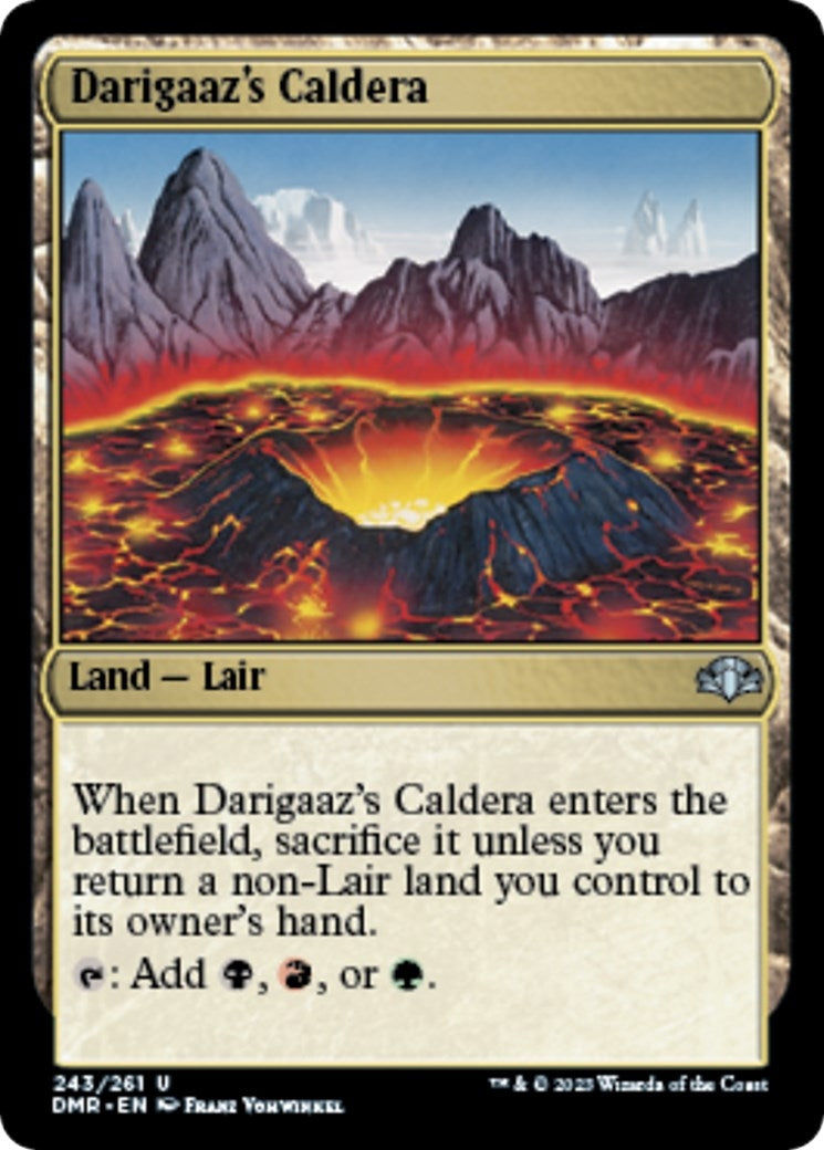 Image for Darigaaz's Caldera (243) (Dominaria Remastered) - Magic: The Gathering