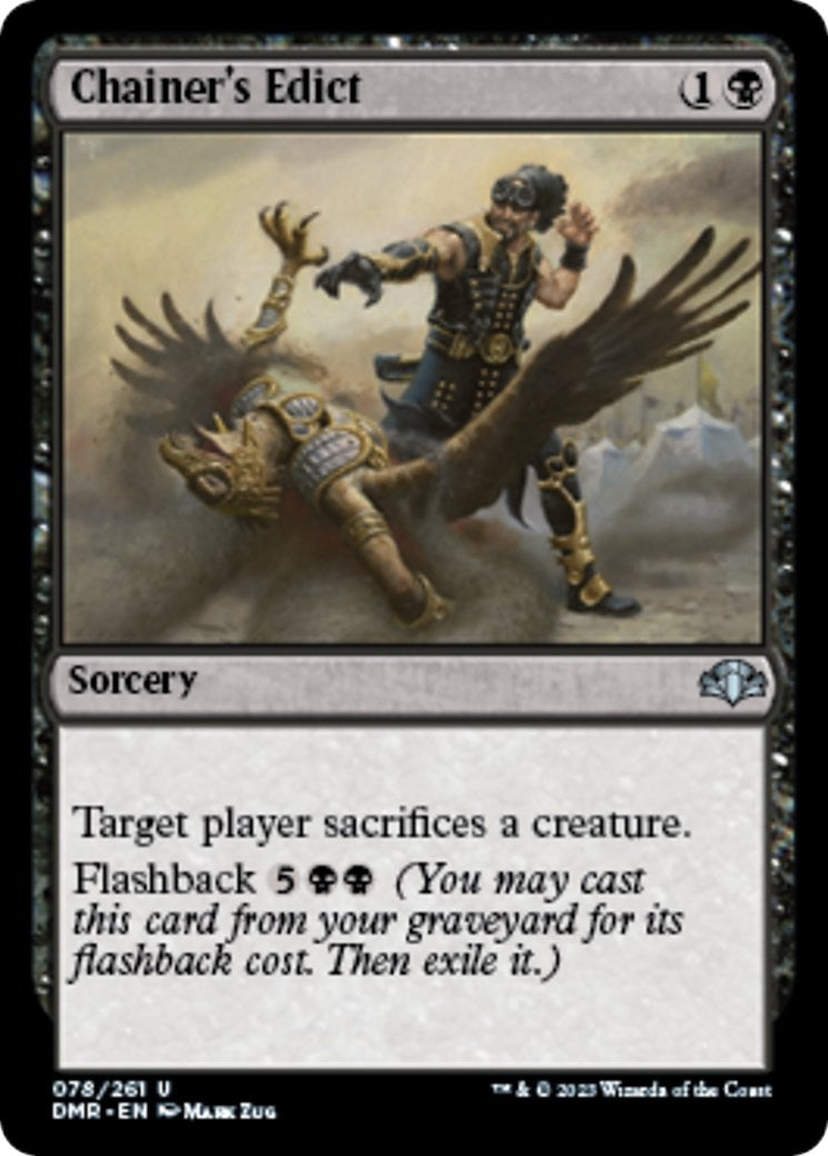 Image for Chainer's Edict (78) (Dominaria Remastered) - Magic: The Gathering