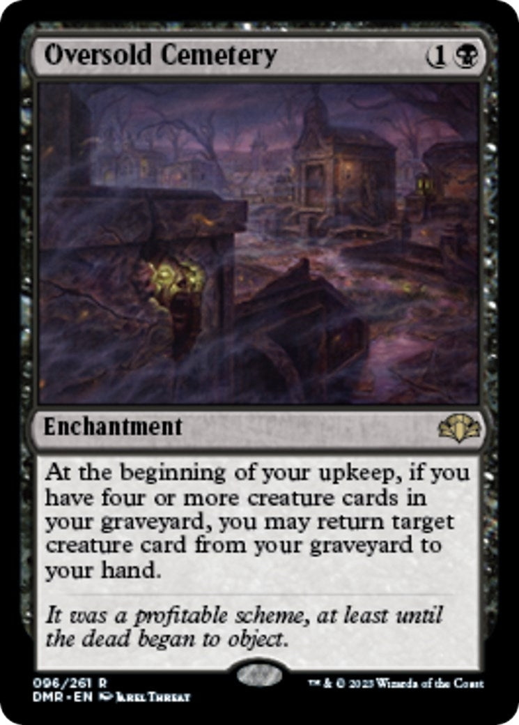 Image for Oversold Cemetery (96) (Dominaria Remastered) - Magic: The Gathering