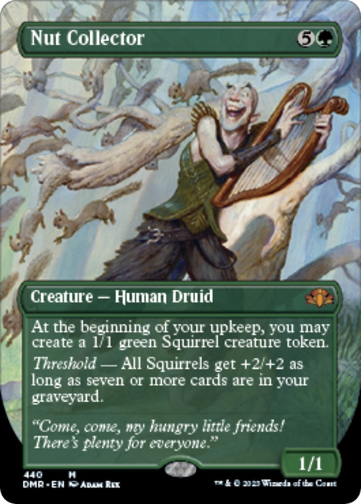 Image for Nut Collector (Borderless) (440) (Dominaria Remastered) - Magic: The Gathering