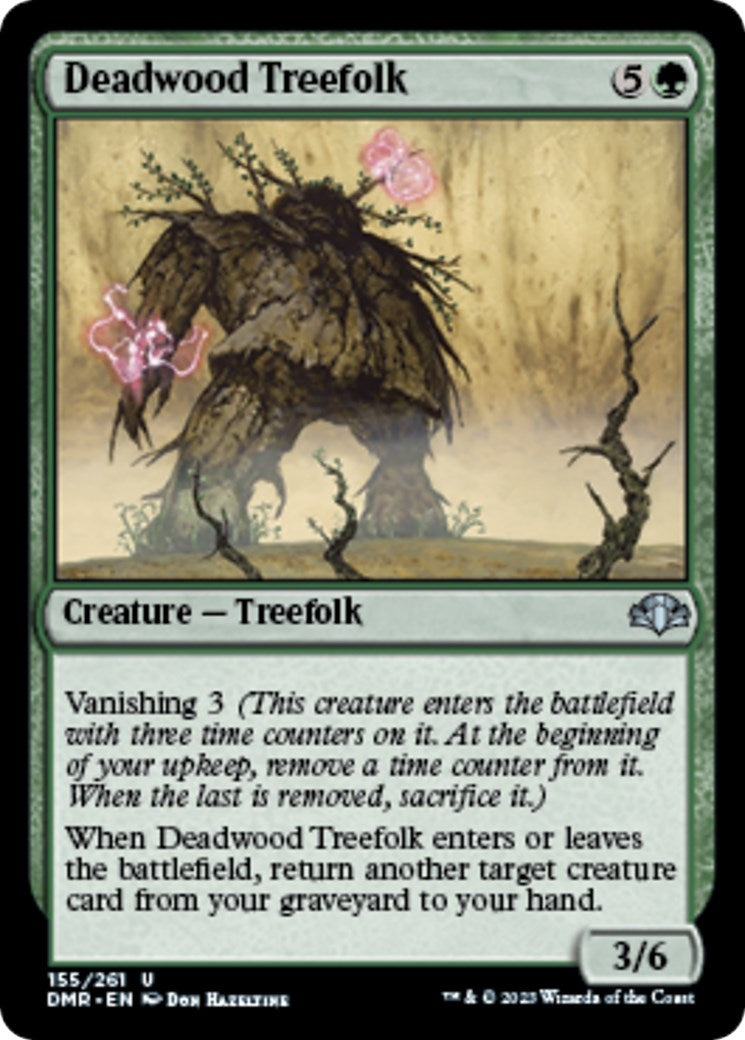 Image for Deadwood Treefolk (155) (Dominaria Remastered) - Magic: The Gathering