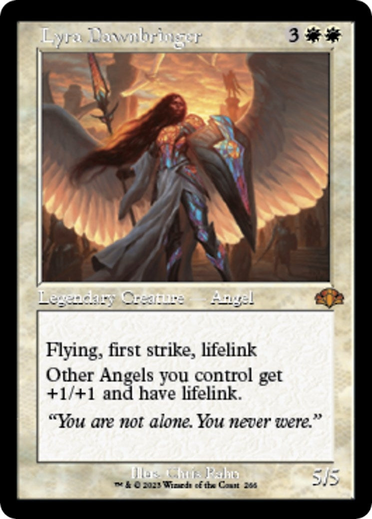 Lyra Dawnbringer (Retro Frame) (266) (Dominaria Remastered)