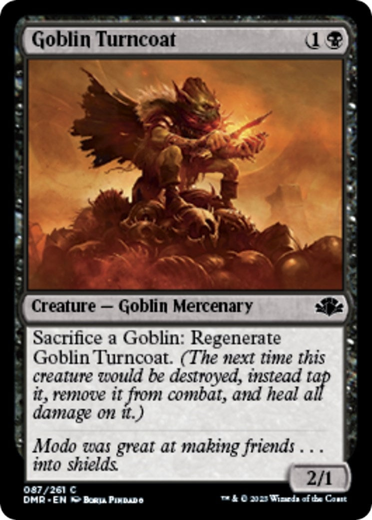Image for Goblin Turncoat (87) (Dominaria Remastered) - Magic: The Gathering