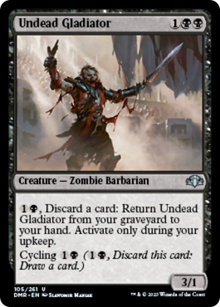 Image for Undead Gladiator (105) (Dominaria Remastered) - Magic: The Gathering